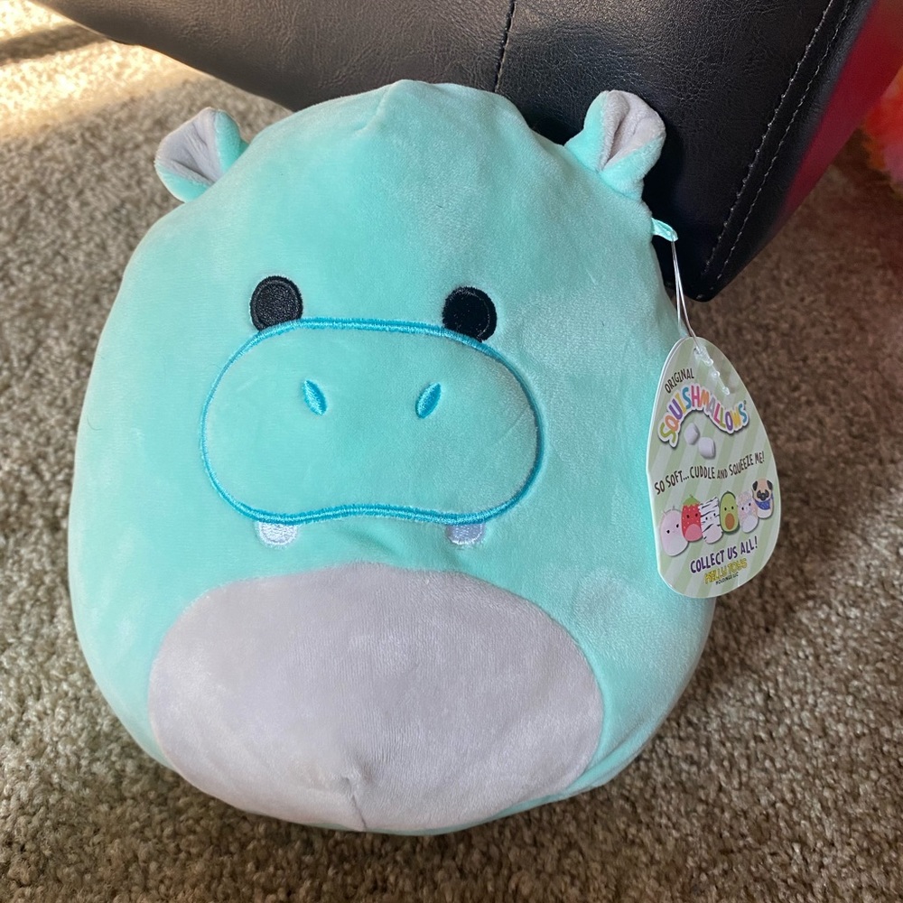 Blue Hippo Squishmallow